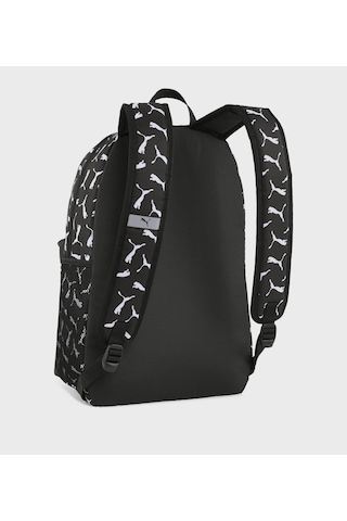Puma Phase Aop Backpack Unisex Puma Desenli Sırt Çantası 9116901 Siyah
