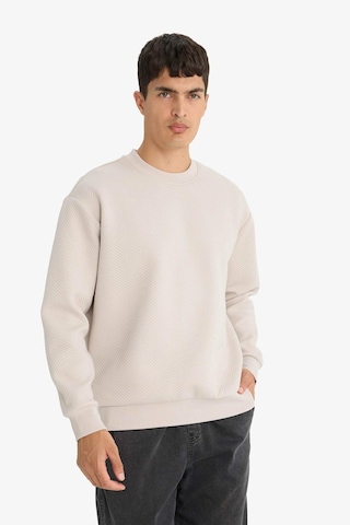 Defacto Relax Fit Bisiklet Yaka Sweatshirt E9536ax25aubg766 Bej