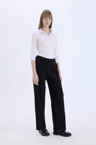 Defacto Regular Fit Basic Düz Bengalin Beyaz Kadın Gömlek I5278az/wt36 Beyaz