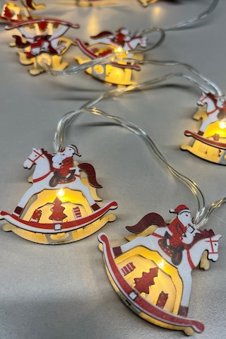 Kızaklı At Yılbaşı Led Işık Gün Işığı