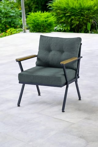 PiLocco Demonte Metal Tekli Bahçe Mobilyası Yeşil 60 x 60 Yeşil