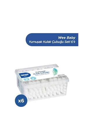 Emniyetli Kulak Temizleme Çubuğu Seti (60x6 360 Adet)