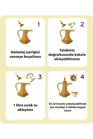 Çözünebilir Hazır Kakuleli Mırra Kahvesi 50 Gr Hazır