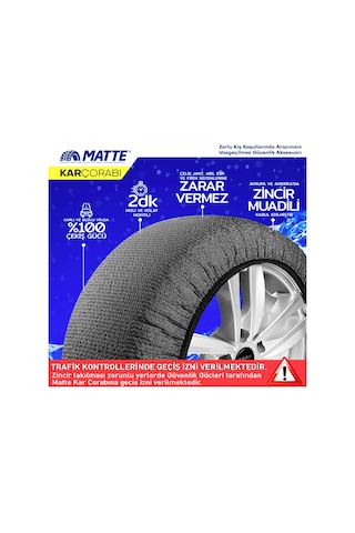 205/75/17 X Large Size 70 Matte Oto Kar Çorabı Gri Extra Pro 2057517