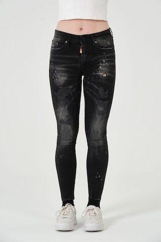 Barmore Skinny Fit Kadin Denim Jean Siyah