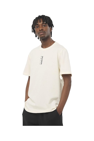 Salomon Ultra Flag Logo Ss Tee M 40064 Beyaz