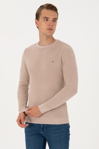 U.S. Polo Assn. U.s. Polo Assn. Erkek Taş Kazak /triko 50313667-vr049 Taş Rengi