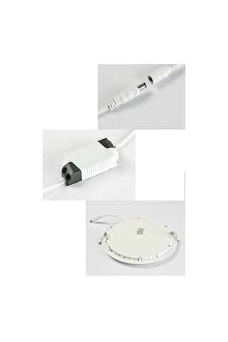 12w Slim Led Panel Sarı 3200k Sıvı Altı Gömme Spot Lamba Sarı Işık