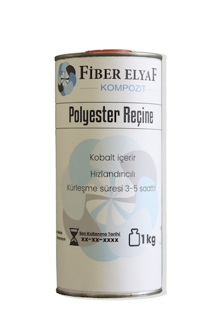 Fiber Elyaf Polyester Reçine 2 Kg. + 20 Gr. Mek Sertleştirici
