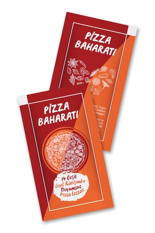 Tek Kullanımlık Pizza Baharatı 14 Çeşit Karışım 3000 Adet Çeşni