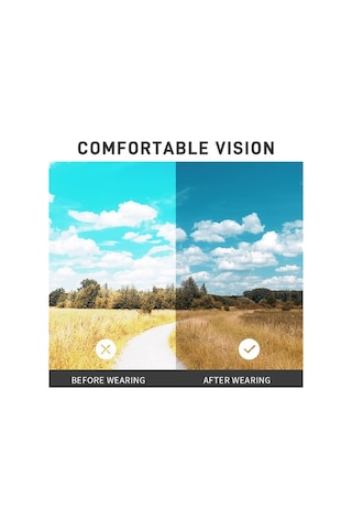 Joyhub Fotokromik Çift Köprülü Polarize Güneş Gözlükleri Uv Koruma Eztyun Gümüş