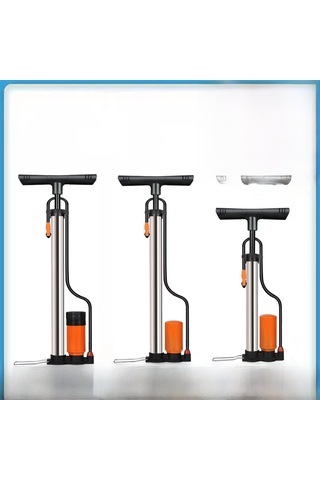 Reedark Ev Ve Araçlar İçin Çelik Hava Pompa - Yüksek Basınçlı, Bisikletten Araca Topa Uygun, El İle Şişir, Dayanıklı Ve Taşınabilir