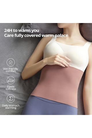 Tuğla Kırmızısı Flarixa Dikişsiz Karın Wrap Bel Eğitmen Vücut Şekillendirme Kadın Alman Peluş Termal Zayıflama Kemeri Doğum Sonrası Düz Göbek Destek Kemeri