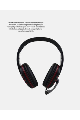 Znv Zenvia Mey İthalat Stereo Ses Destekli Mikrofonlu Gaming Kulaklık Yumuşak Pedli Znv2025 Cmn