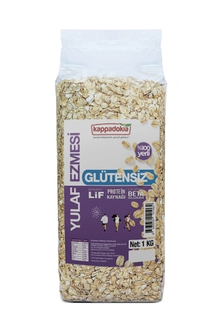 Kappadokia Ekonomik Boy Glütensiz Yulaf Ezmesi 1 KG