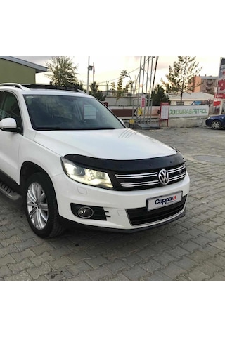 Cappafe Vw Tiguan Ön Kaput Koruyucu Rüzgarlık 4Mm Abs 2008-201