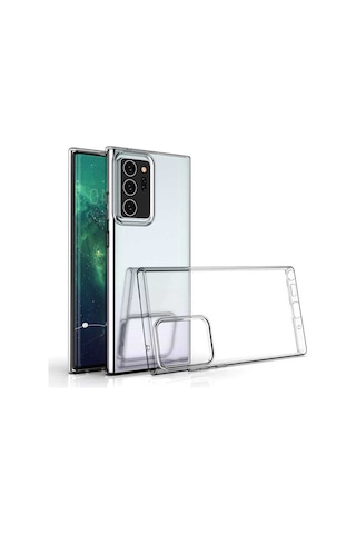 Galaxy Note 20 Ultra Kılıf Şeffaf Ince Ve Esnek Süper Silikon Renksiz