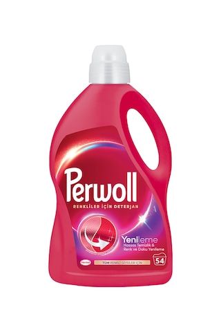 Perwoll Hassas Bakım Sıvı Çamaşır Deterjanı Renkli 2970 ML + Siyah 2970 ML + Beyaz 2700 ML