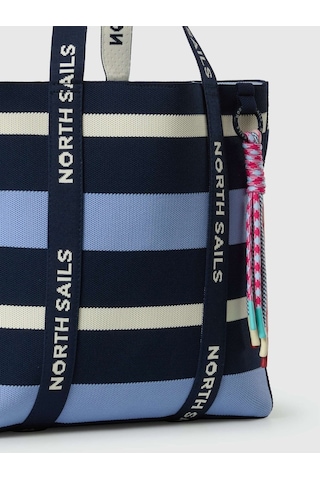 North Sails Kadın Şehir Seyahat Çantası-33461 Lacivert-mavi-beyaz