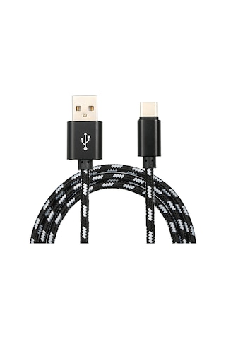 Geeroyoo "dayanıklı 2m Nylon Usb-c Şarj Kablosu - Hızlı Şarj Ve Veri Aktarımı, Samsung Huawei Xiaomi Uyumlu"