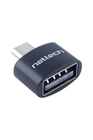Nettech Usb To Micro Usb Dönüştürücü Siyah Siyah