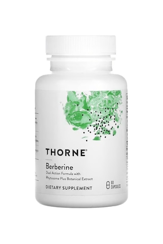 Thorne Berberine Hcl Barberry Extract Phytosome Phospholipid Plus 60 Caps