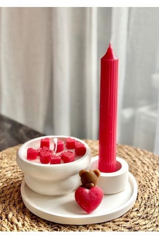 Kbr Design Candles Sevgililer Gününe Özel Sevdiklerinize Kokulu Mum Seti