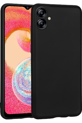 Galaxy A04e Kılıf Zore Premier Silikon Kapak Siyah