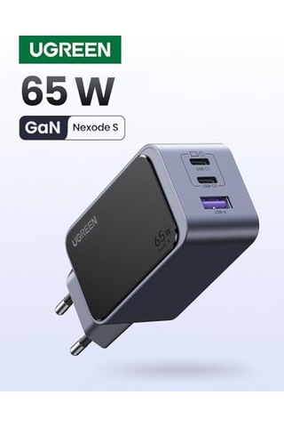 Nexode Air 65w 3-port Gan Fast Charger Eu Hızlı Şarj Adaptörü