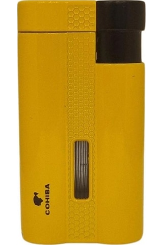 Ccm0652 Jet 3 Torch Punchlu Puro Çakmağı Sarı Krom