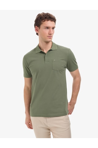 Pierre Cardin Erkek Haki Tişört Basic 50325290-vr027