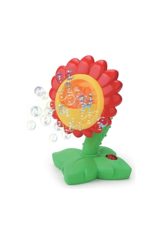 Bubble Sun Ayçiçeği Şekilli Köpük Makinesi Kırmızı