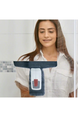 Home And Garden Akülü Pencere Temizleyici, Glassvac Cam Temizleyici, Premium Paket, Pencere, Ayna Ve Duş Temizliği İçin, Çalışma Süresi Yaklaşık 35 Pencere, Karton Kutuda Çok Renkli