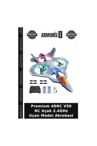 Premium 4drc V50 Rc Uçak 2.4ghz Uçan Model Akrobasi