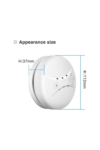 Dancemonkey Yüksek Hassasiyetli Akıllı Duman Dedektörü - 85db Alarm, Ev/ofis/otel İçin