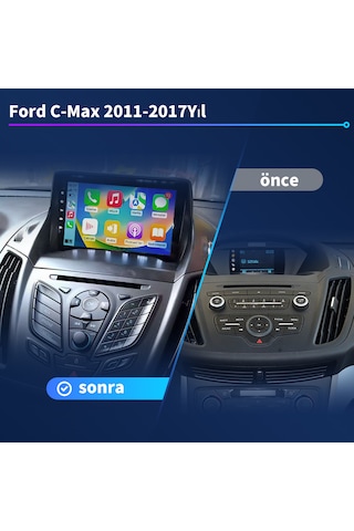 Ford C-max 2011-2017yıl Multimedya 8-128 Gb Navigasyon