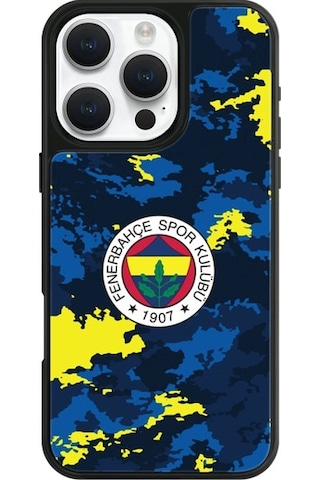 X Dekomus Lisanslı Fenerbahçe Apple iPhone Uyumlu 16 Pro Army Premium Telefon Kılıfı "dekomus Cep Defteri "