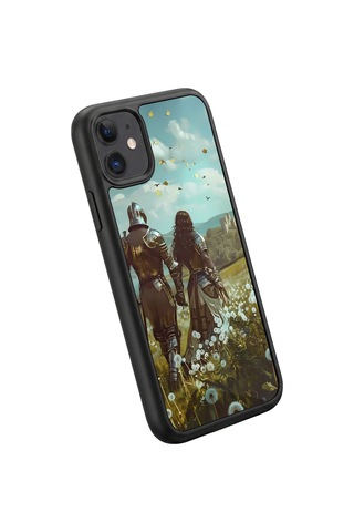 İphone 11 Uyumlu Zırhlışövalye Desenli Kamera Korumalı Darbelere Dayanıklı Kılıf 1186-zırhlışövalye-iphone11