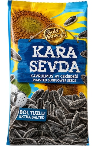 Kara Sevda Ay Çekirdeği 180 Gr Bol Tuzlu X 12 Adet