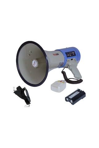 Lastvoice Mgf-220USB-BT Usb Bluetooth Şarjlı Megafon 220 W Siren Kayıt Büyük Boy