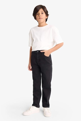 Defacto Erkek Çocuk Straight Fit Düz Paça Jean Polar Astarlı Pantolon F4290a825wnnm40 Siyah