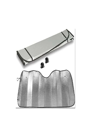 Tedar Oto Güneşlik Balonlu Çift Taraflı Alüminyum Folyo Kaplı Oto Güneşlik 130x60 Cm Royaleks-80740 Najmaddin Standart