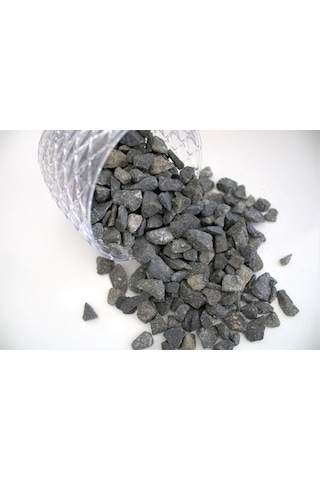 Bazalt Taşı 5 Kg 1,5-2,5 Cm Siyah Taş Siyah Dolomit Taşı Dere T