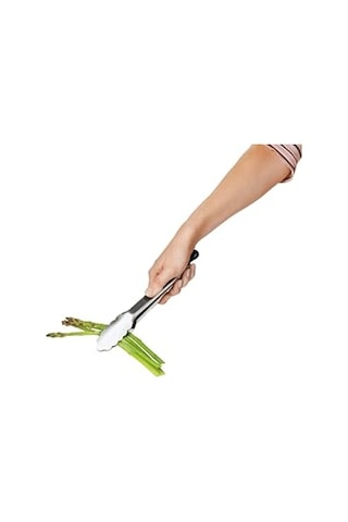 Good Grips Maşa, 23 Cm - Bulaşık Makinesinde Yıkanabilir, Paslanmaz Çelik, Izgara Maşası - Sosis, Sebze Ve Daha