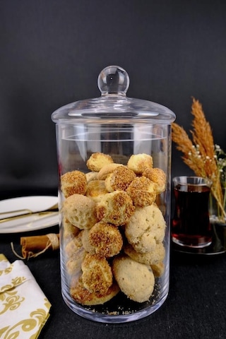 Digithome Tekli Cam Kapaklı Erzak Saklama Kabı Kavanoz Şeffaf 23,5 Cm Kv.sln.003 C1-1-288