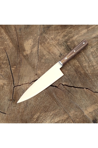 Şef bıçağı Profesyonel El yapımı Özel Üretim HGESF01 Ahşap