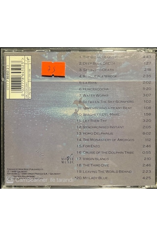 Plak Değildir Cd Dir Cd Eric Serra The Big Blue Cd