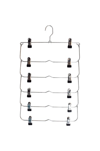 Pembe Altı Katmanlı Pantolon Klipsi, Katlanabilir, İz Bırakmayan Ve Kaymayan Pembe