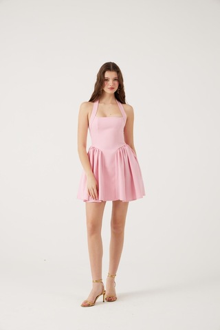 Holly Lolly Cepli Mini Felici Elbise Pembe