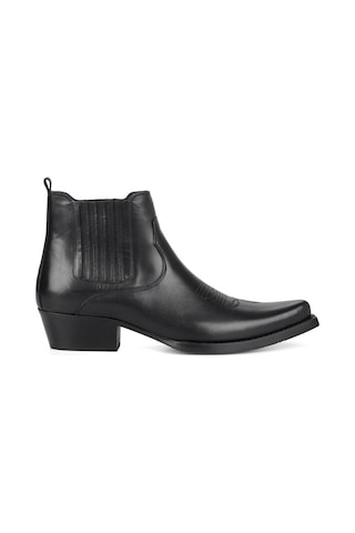 Footcourt Siyah Erkek Kovboy Botu (Foot)